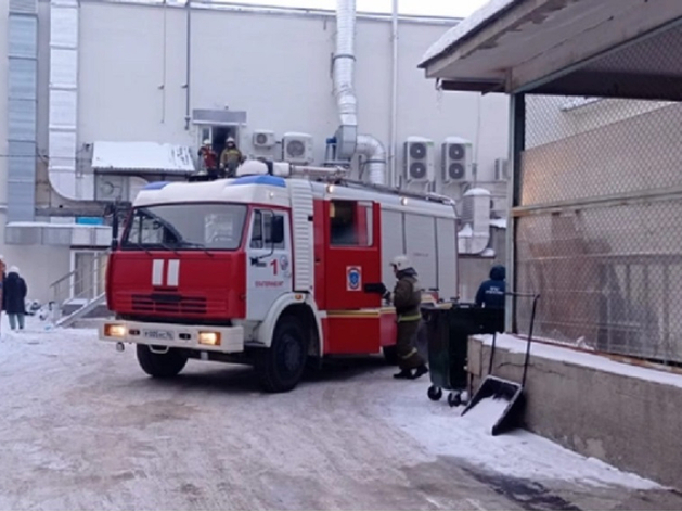 Пожар в новых банях в центре Екатеринбурга потушили за час