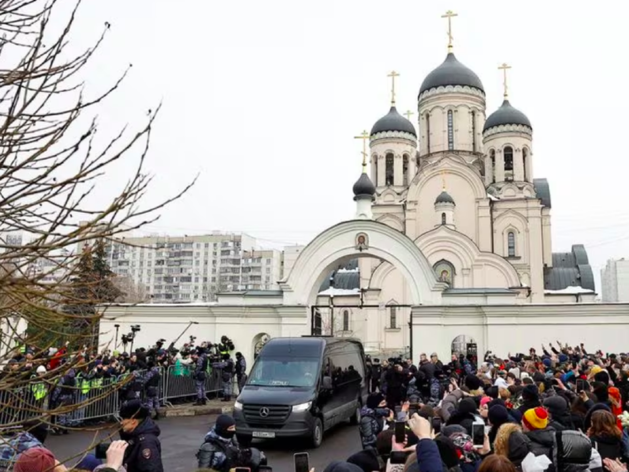 Оппозиционного политика Алексея Навального** похоронили в Москве