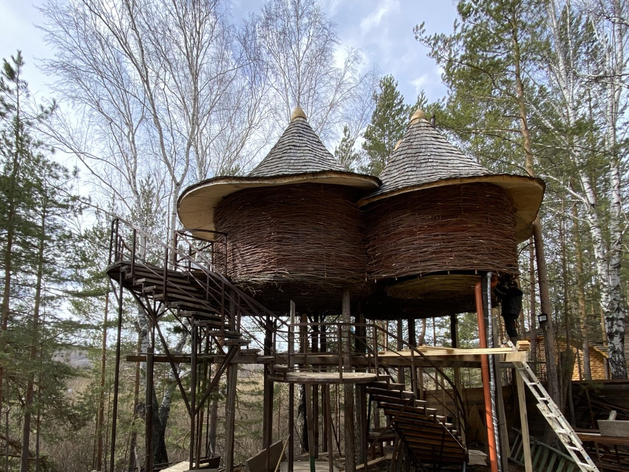 В Арамили откроют вторую очередь туристической деревни с «Гнездом кукушки» на сваях