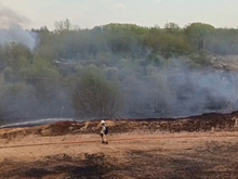 Площадь — 3 тыс. кв. м. В Балахне горит площадка бумкомбината