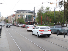 На центральной улице Нижнего Новгорода ограничат движение из-за замены трамвайных путей