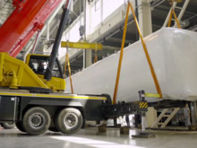 В Екатеринбург привезли пятисекционный скоростной трамвай