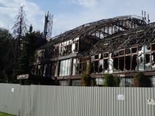 В Приморском парке Победы начался демонтаж руин Sport Palace 