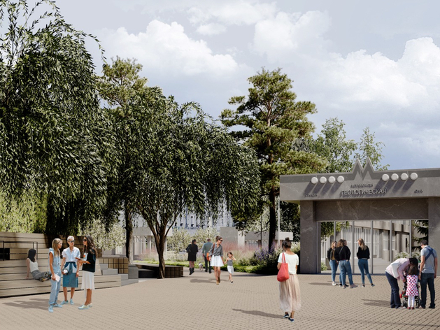 «Золотое Яблоко» обустроит сквер в центре Екатеринбурга: рендеры