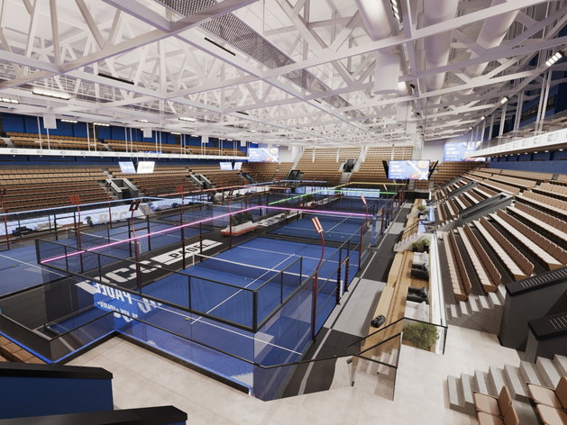 Падел-арена РМК на месте бывшего КРК Уралец готовится к открытию: фото