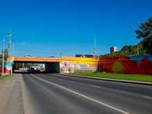 Знаковые места, закаты. В Нижнем Новгороде появилось новое граффити на Канавинском мосту