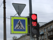 На Васильевском острове запустили модернизированные светофоры
