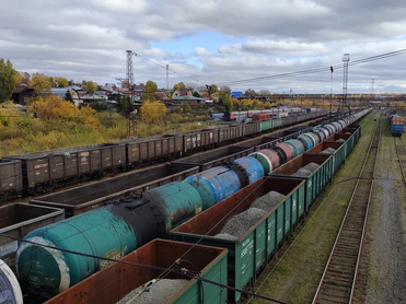 В Свердловской области загорелся поезд с газовым конденсатом: видео