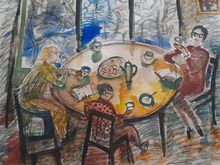 Круг чтения: открылась выставка картин Андрея Поздеева с литературными мотивами      