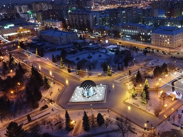 Главный новогодний каток в центре Тюмени откроется 26 декабря