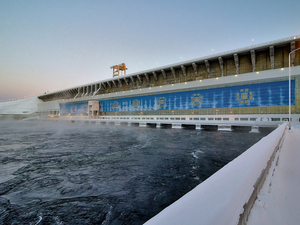 Богучанская ГЭС: работа на полной мощности