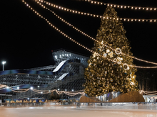 Самая большая в России горка открылась в квартале «Архангел Михаил» в Екатеринбурге