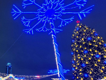 Ледовый городок в Историческом сквере Екатеринбурга открыт и ждет гостей 