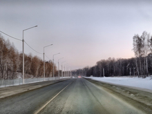 Открыли обновленную дорогу к новосибирскому ЦКП «СКИФ»