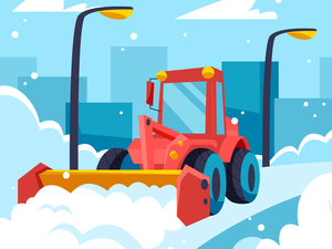 Очистка улиц от снега в ближайшие выходные в Новосибирске. Список