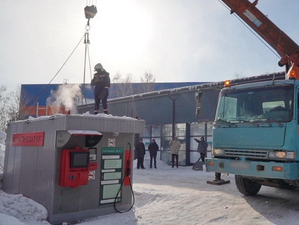 Очередную нелегальную АЗС демонтировали в Новосибирске