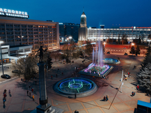 Театральную площадь и светомузыкальный фонтан переделают в Красноярске