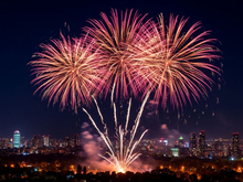 Почти 10 млн рублей потратят на салют ко Дню Победы в Красноярске