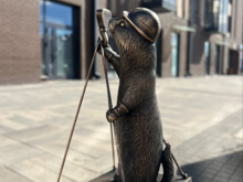 УСК «Сибиряк» установила в Красноярске юбилейного бронзового суслика. Где он появился? 