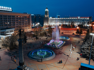 Знаменитый фонтан на Театральной площади Красноярска обновят за 2 млн рублей