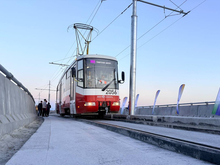 «ВИС» запустила трамвайную эстакаду четвертого моста в Новосибирске