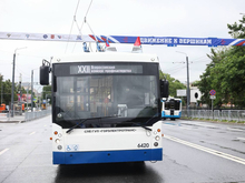 В Петербурге второй день идет борьба за звание лучшего водителя троллейбуса
