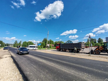 В Нижегородской области ремонтируют еще один участок федеральной трассы