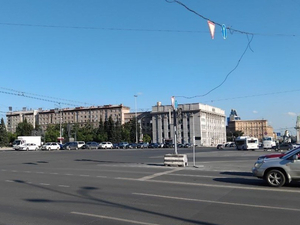 Почти на неделю закрыли проезд на нескольких улицах в центре Новосибирска