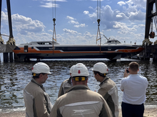 В Нижегородской области спустили на воду восьмой «Метеор-120Р»
