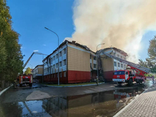 В Тюмени из-за пожара закрыли школу, возбуждено уголовное дело