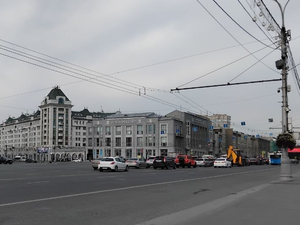 До конца октября ограничили проезд в центре Новосибирска